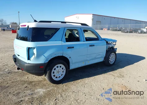 2024 Ford Bronco Sport Heritage z USA, uszkodzony, nr VIN 3FMCR9G69RRF73523